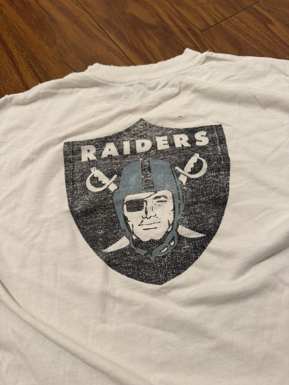 NFL × Reebok × Vintage Vintage Raiders Tee Size US XL / EU 56 / 4 - 5 Thumbnail