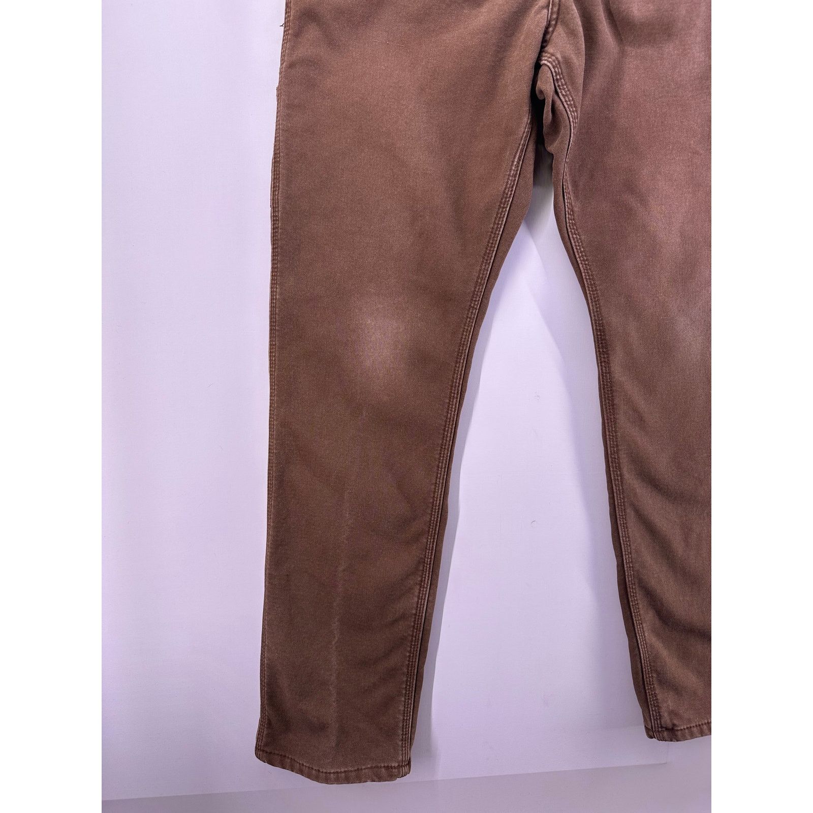 Wrangler Wrangler Rugged Wear Cargo Insulated Brown Jeans Size 33x34 Size US 33 - 2 Thumbnail
