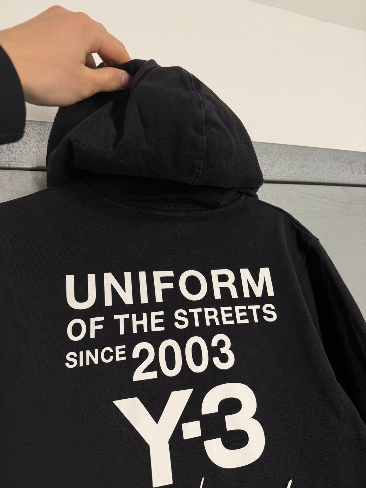 Y-3 Yohji Uniform Of The Streets Y-3 Hoodie Size US L / EU 52-54 / 3 - 12 Thumbnail