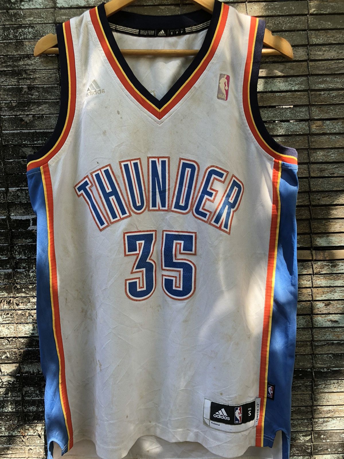 Mens Adidas NBA Oklahoma cheapest City Thunder Swingman Kevin Durant #35 Basketball Jerse