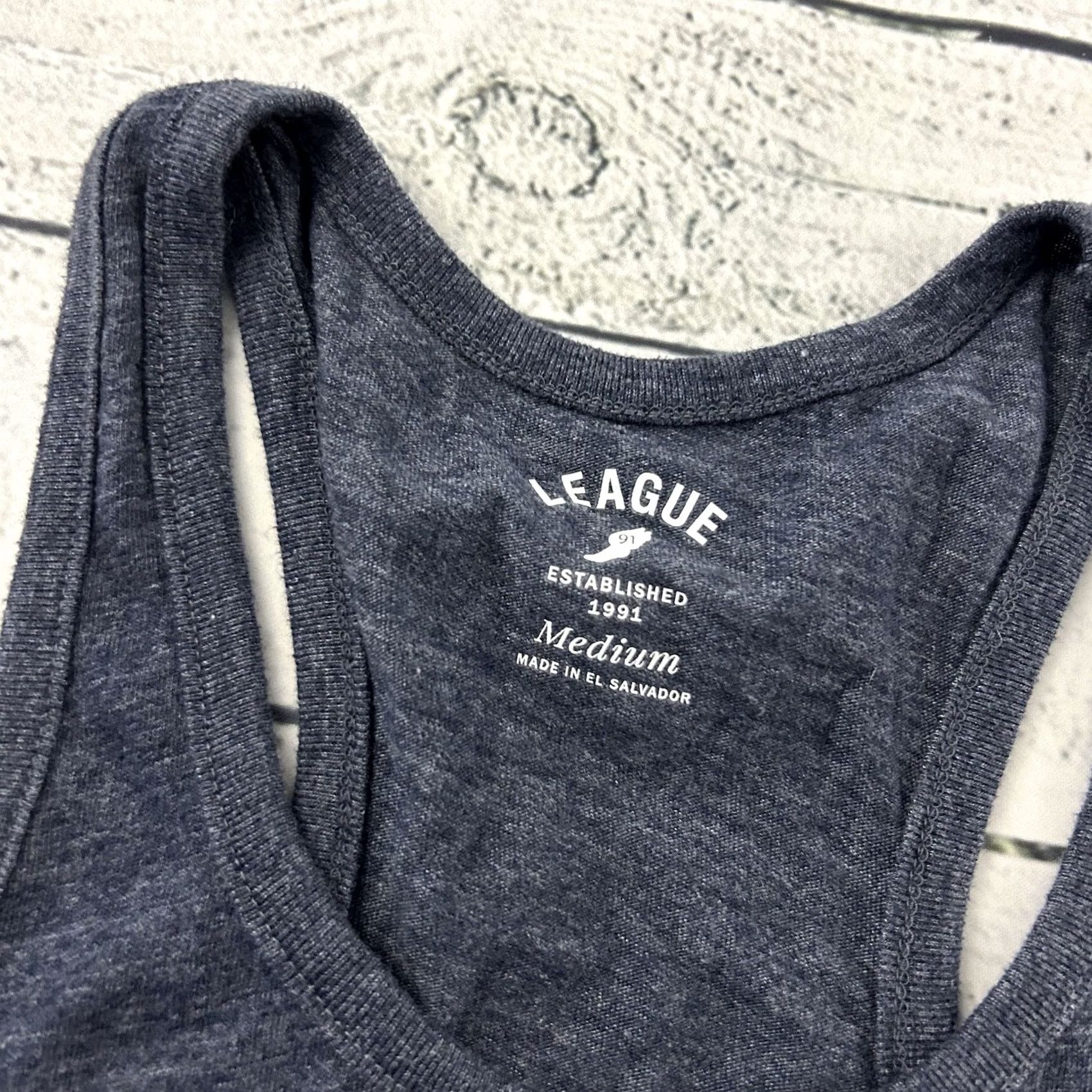 Vintage Arizona Wildcats League Tank Top Shirt Women's M Blue Sleeveless Size M / US 6-8 / IT 42-44 - 2 Thumbnail
