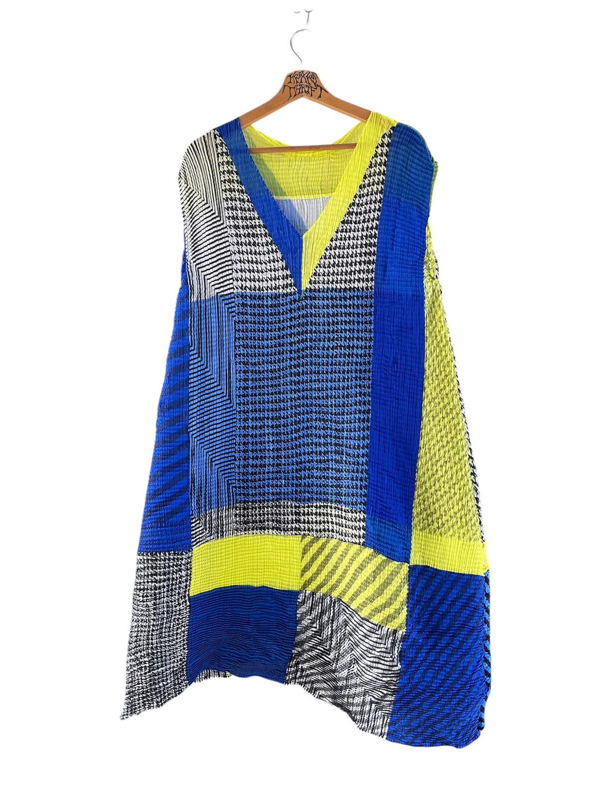 Pleats Please Issey Miyake Pleats Please issey miyake wrinkle multicolour dress japan Size ONE SIZE - 1 Thumbnail