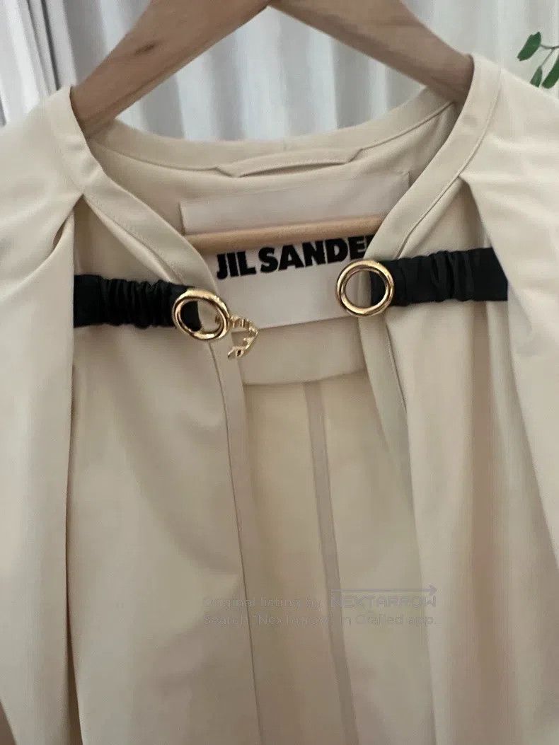 Jil Sander Jil Sander White Cloak Windbreaker Size M / US 6-8 / IT 42-44 - 6 Thumbnail