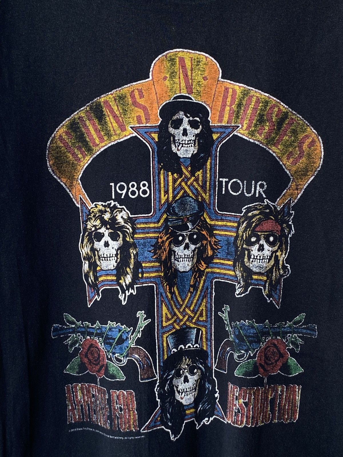 Vintage Gun N Roses Tour Band Tees Size US L / EU 52-54 / 3 - 3 Thumbnail
