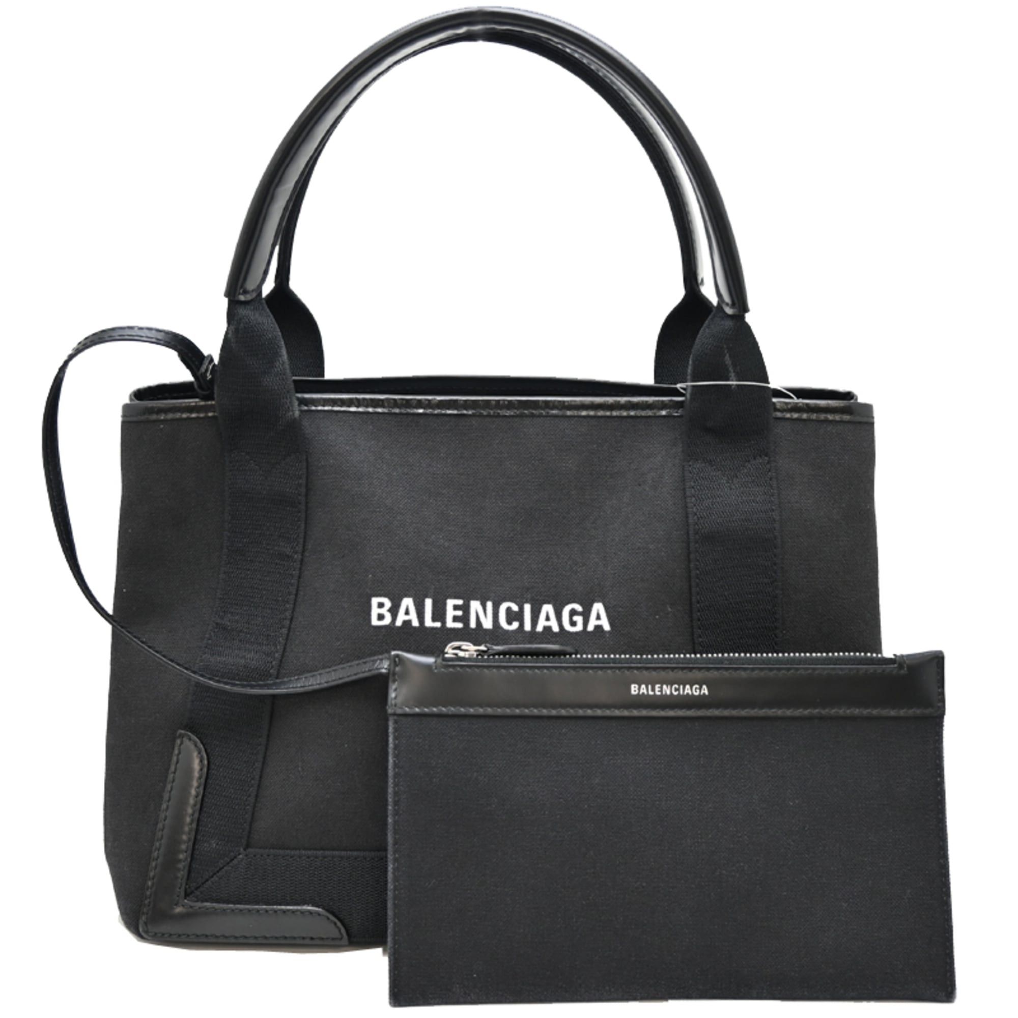 Balenciaga Balenciaga Small Cabas Women's/Men's Tote Bag 339933 Canvas Black Size ONE SIZE - 1 Thumbnail