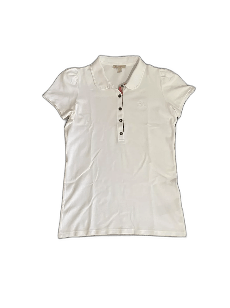 Burberry Burberry Women's Short Sleeve Polo Shirt Size S / US 4 / IT 40 - 1 Thumbnail