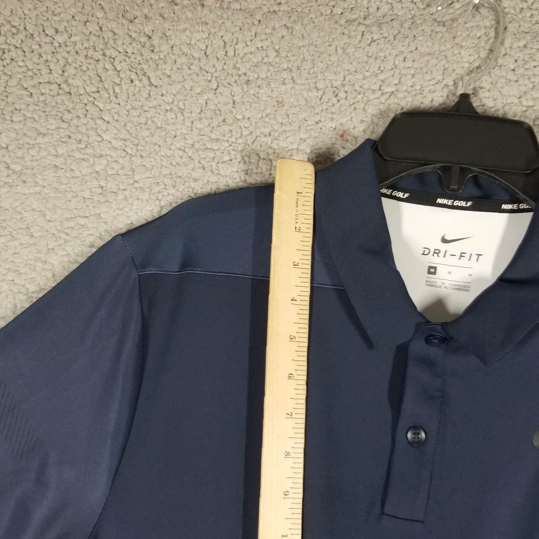 Nike Nike Golf Dri-FIT Polo Shirt Mens Medium Blue Performance Swoosh AH5546 Sample Size US M / EU 48-50 / 2 - 5 Thumbnail
