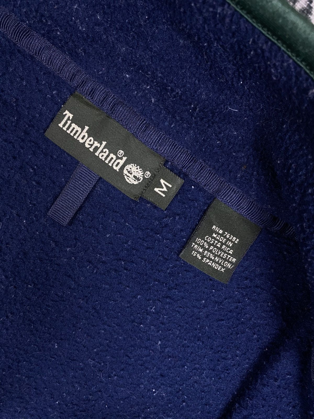 Timberland Vintage Timberland Navy Zipper Sweater Size US M / EU 48-50 / 2 - 7 Thumbnail