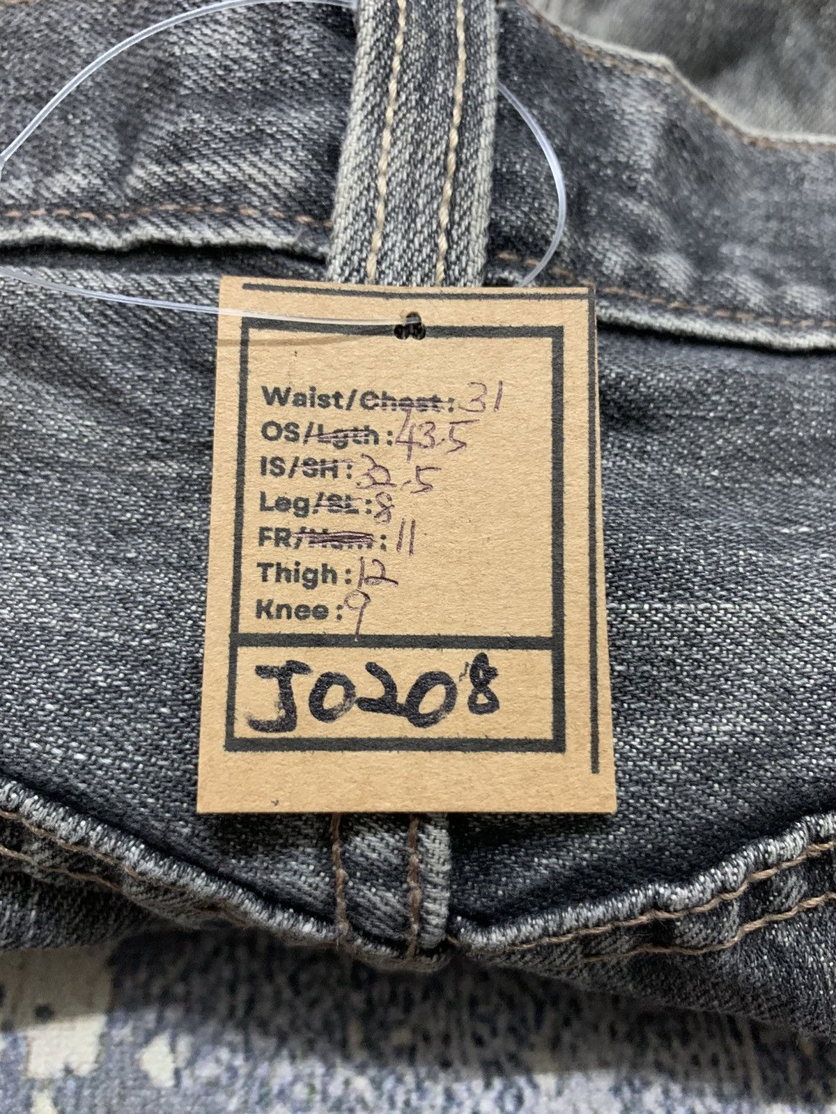 Levi's Vintage Levis 501 Mud Washed Repaired Denim W31 Size US 31 - 16 Thumbnail