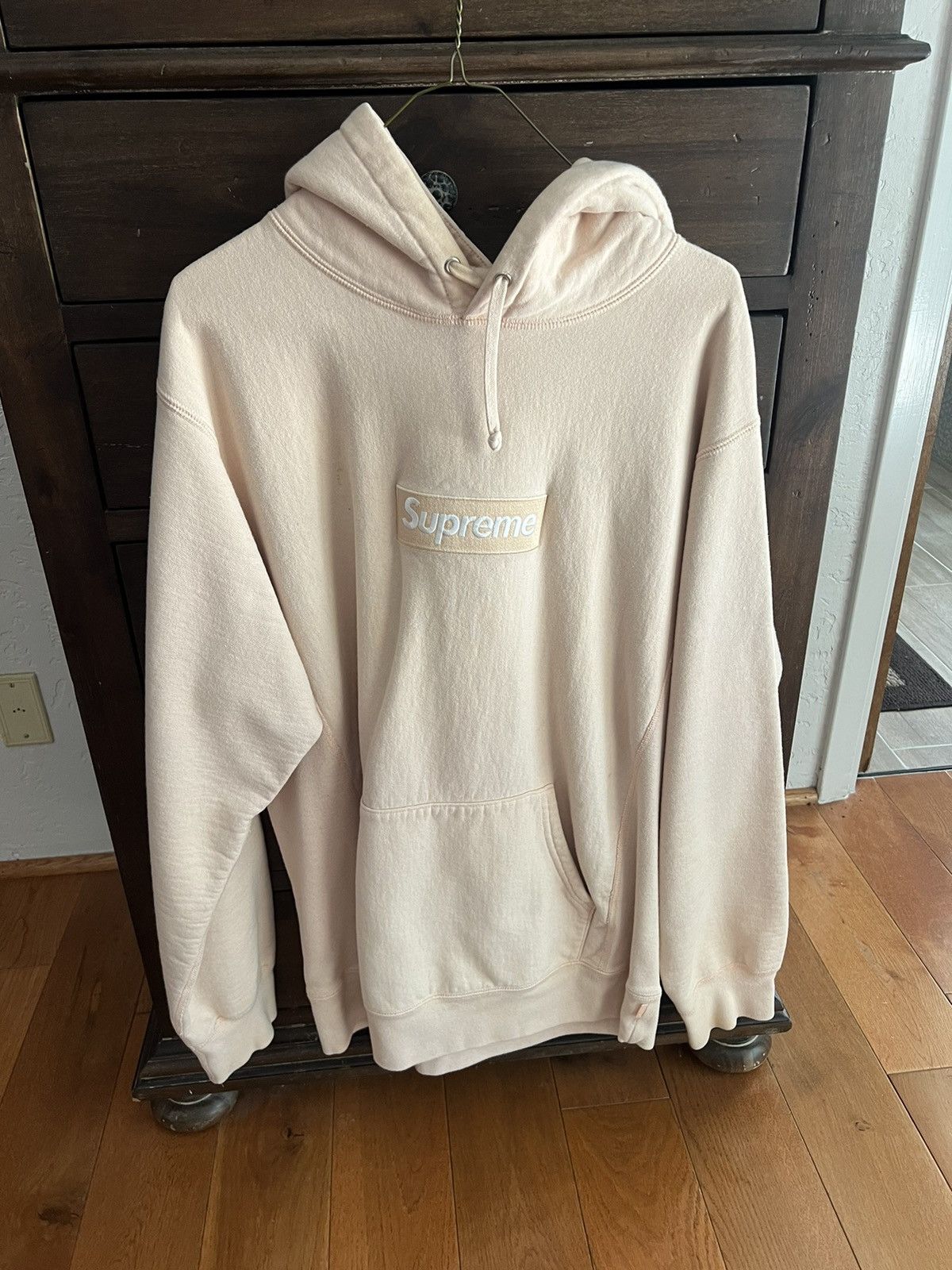 Supreme Supreme Peach FW16 Box logo hooded sweatshirt hoodie Size US XL / EU 56 / 4 - 1 Thumbnail