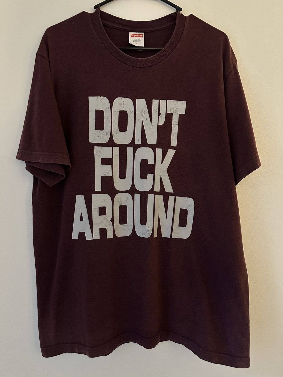 Supreme Supreme Don’t Fuck Around Tee Size US L / EU 52-54 / 3 - 3 Thumbnail