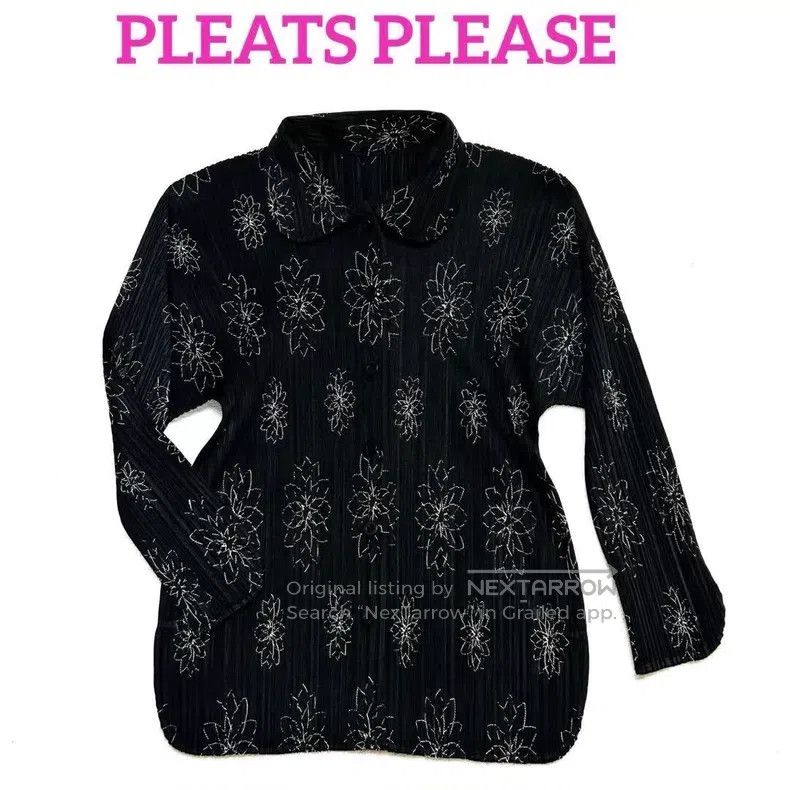 Issey Miyake Issey Miyake Black Long Sleeve Top Size US M / EU 48-50 / 2 - 1 Thumbnail