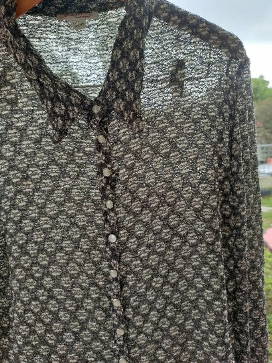 Other Pensiero Knitted Button Shirt Size M / US 6-8 / IT 42-44 - 3 Thumbnail