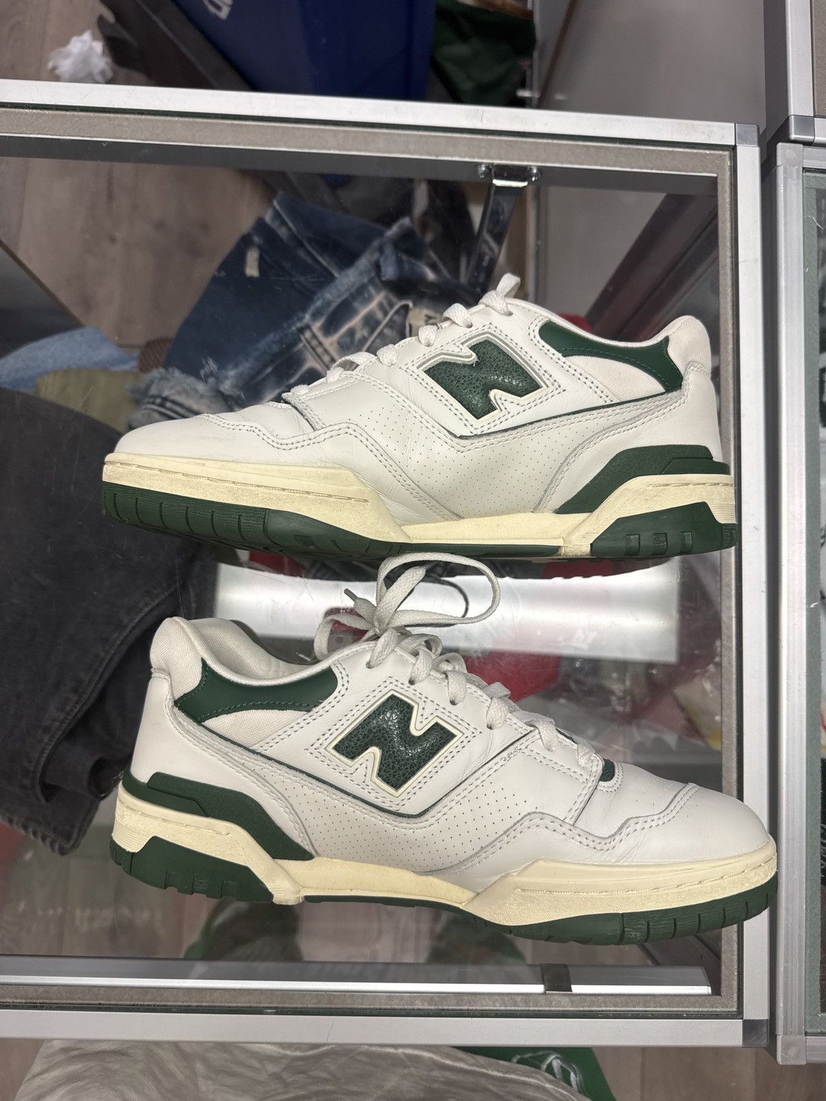 Aime Leon Dore × New Balance New balance 550 aime Leon dore green 9.5 Size US 9.5 / EU 42-43 - 2 Thumbnail