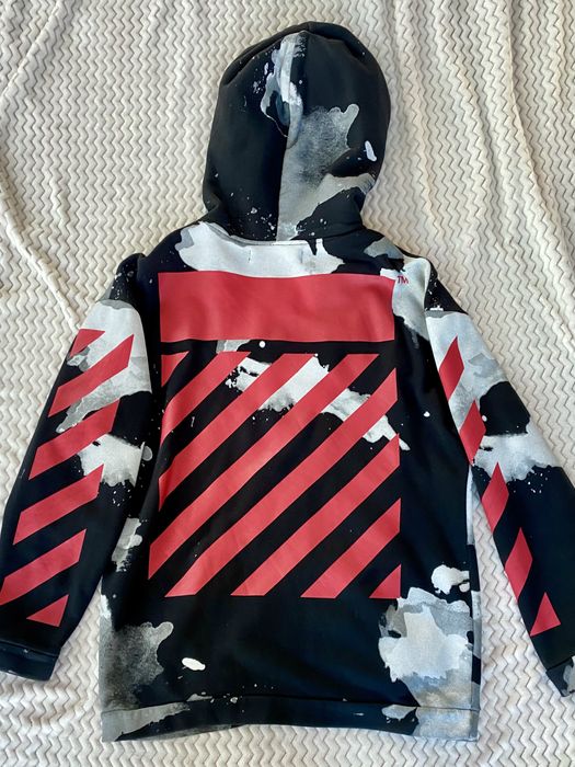 Off white outlet liquid spots hoodie