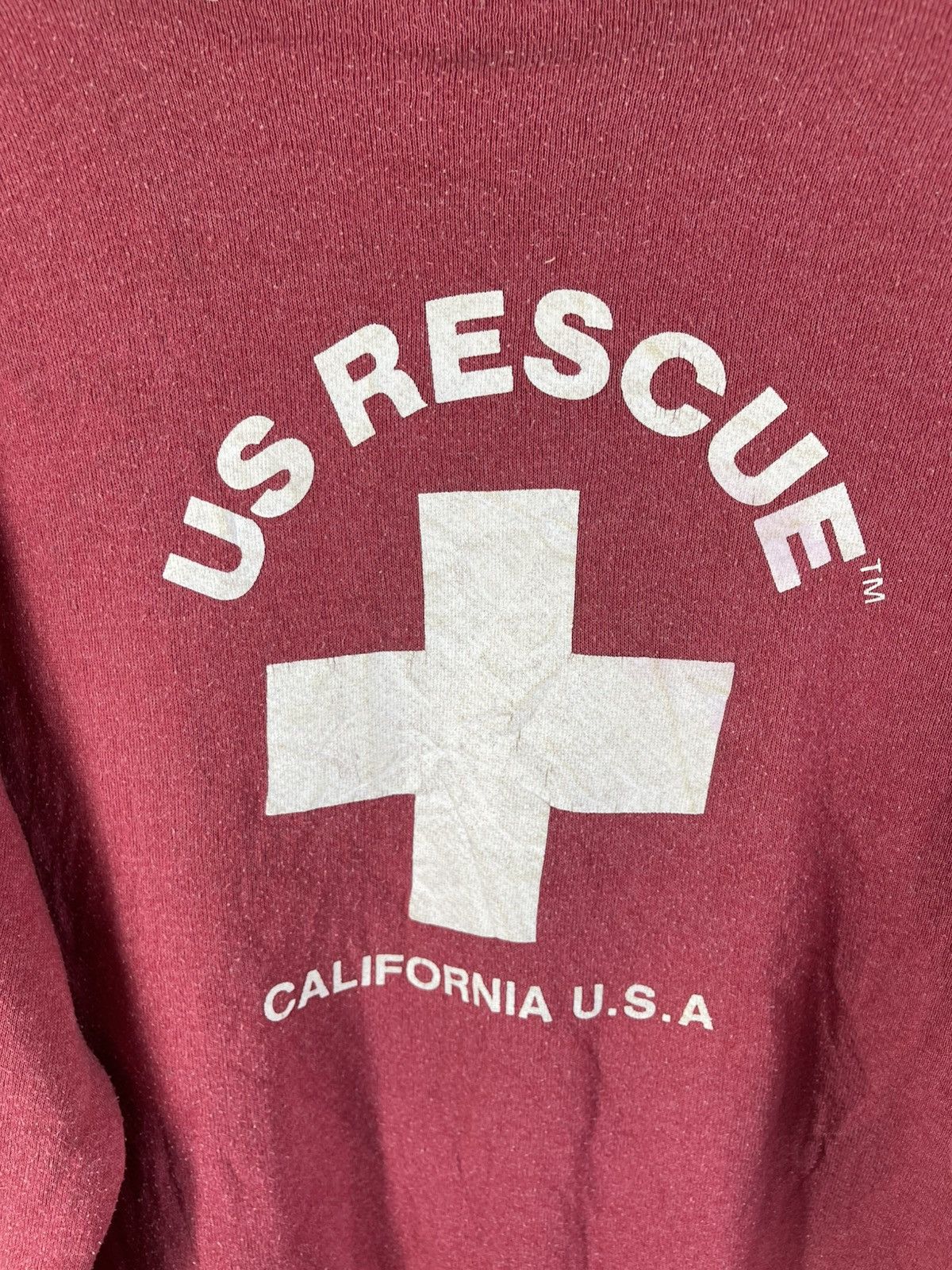 Vintage Vintage Us Rescue California USA Sweashirt Size US M / EU 48-50 / 2 - 8 Thumbnail
