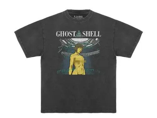 VIBE Vintage Street Fine Printed Loose Short Sleeve T-Shirt Size US XL / EU 56 / 4 - 7 Thumbnail