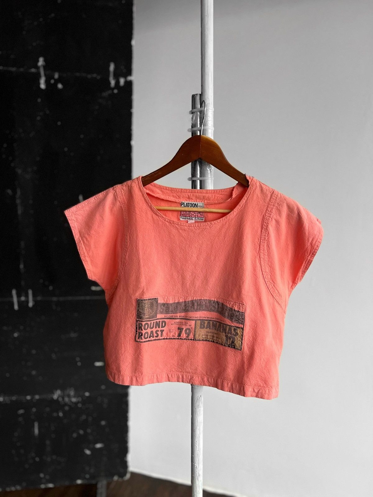 Designer × Vintage Platoon Womens Rare Vintage 90s Hot Summer Cropped Top Size S / US 4 / IT 40 - 1 Thumbnail