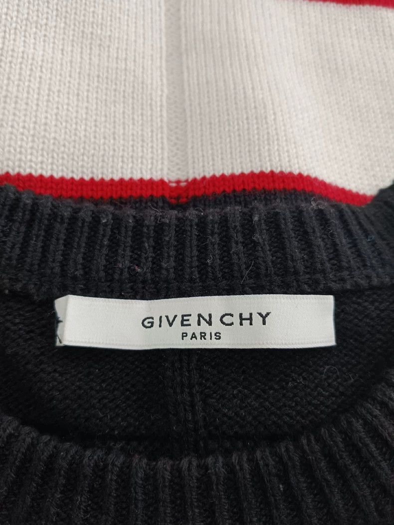 Givenchy Givenchy Letter Logo Knit Pullover Sweater Black Size US M / EU 48-50 / 2 - 4 Thumbnail