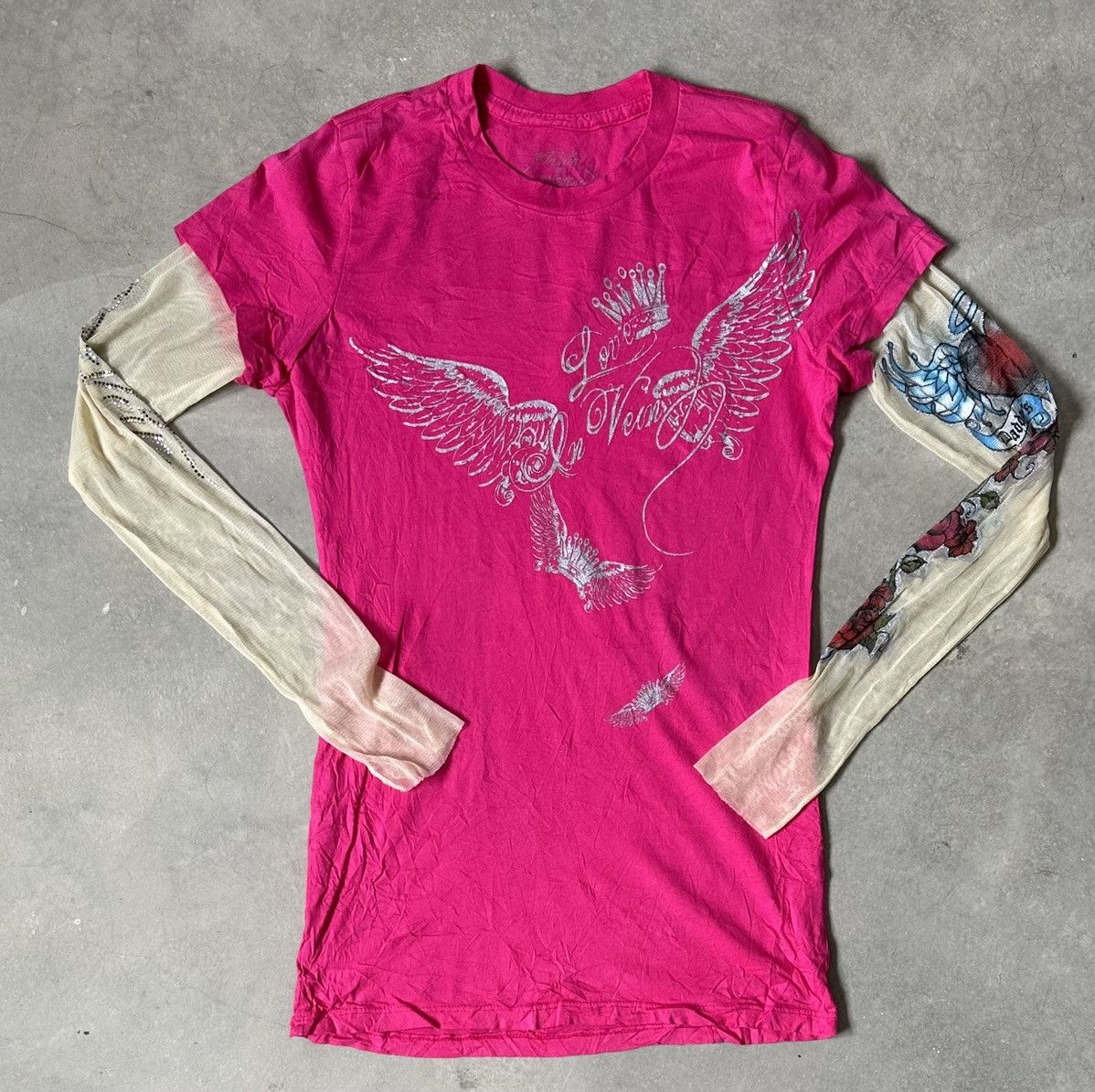 Other LOVE IN VEIN TATTOO AFFLICTION TEE Size US S / EU 44-46 / 1 - 2 Thumbnail