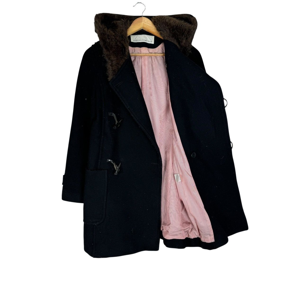 Issey Miyake 🌟SUNAO KUWAHARA ISSEY MIYAKE HOODIE DUFFLE JACKET Size M / US 6-8 / IT 42-44 - 7 Thumbnail