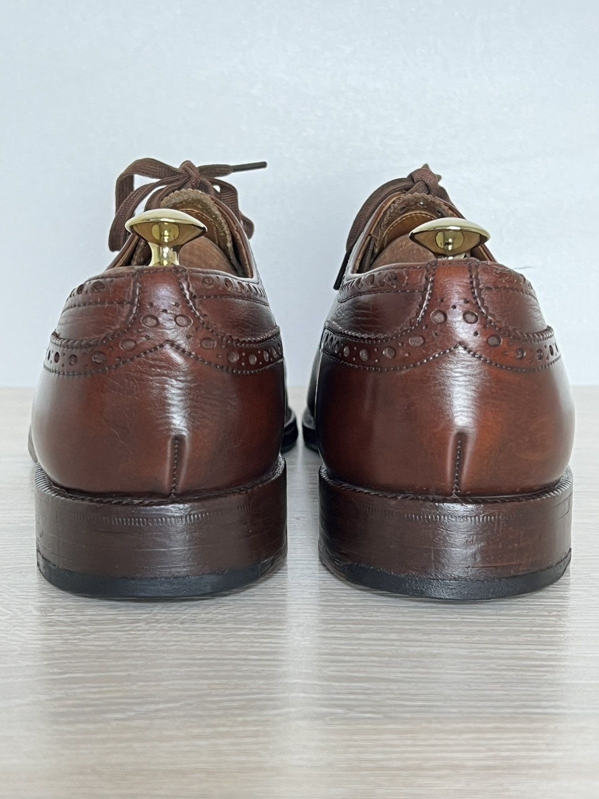 Church's Church's Custom Grade Brown Leather Semi-Brogue Oxfords Size US 9.5 / EU 42-43 - 9 Thumbnail