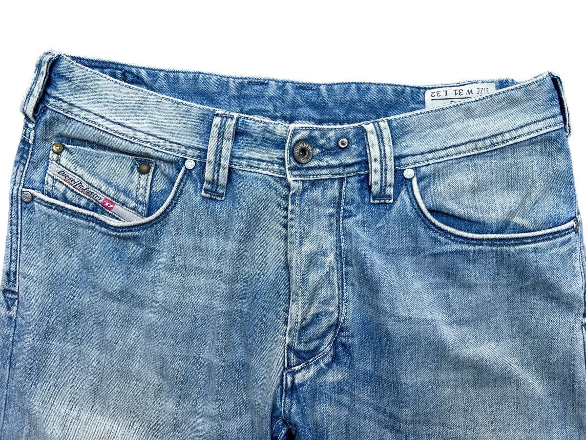 Diesel × Vintage Vintage Distressed Diesel Industry Wide Jeans 32x30 Size US 32 / EU 48 - 6 Thumbnail