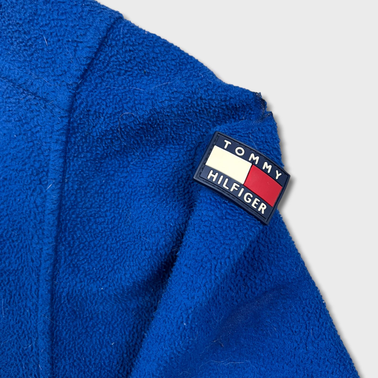 Tommy Hilfiger × Vintage Vintage 90s Tommy Hilfiger Fleece Large Full Zip Tommy Flag Size US L / EU 52-54 / 3 - 4 Thumbnail
