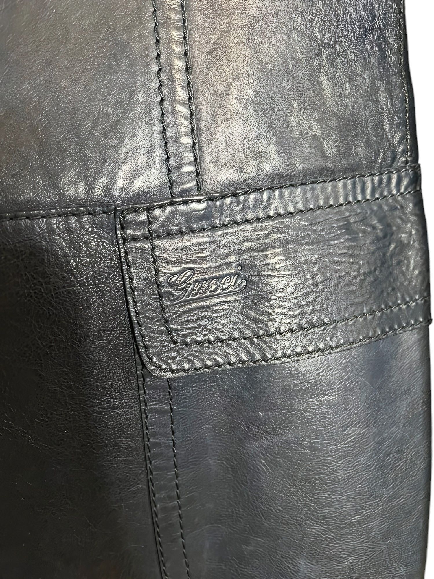 Gucci LEATHER BLAZER JACKET BY TOM FORD Size US M / EU 48-50 / 2 - 4 Thumbnail