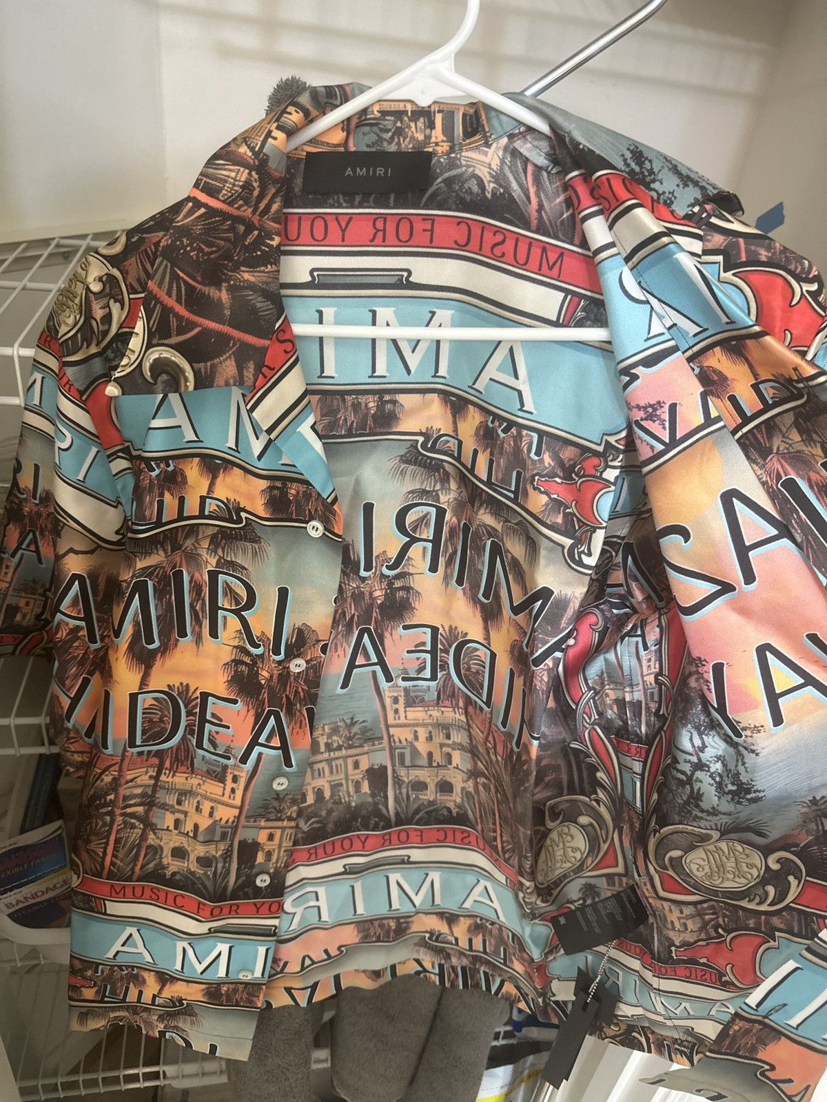 Amiri Amiri Jazz Hideaway camp shirt Size US S / EU 44-46 / 1 - 5 Thumbnail