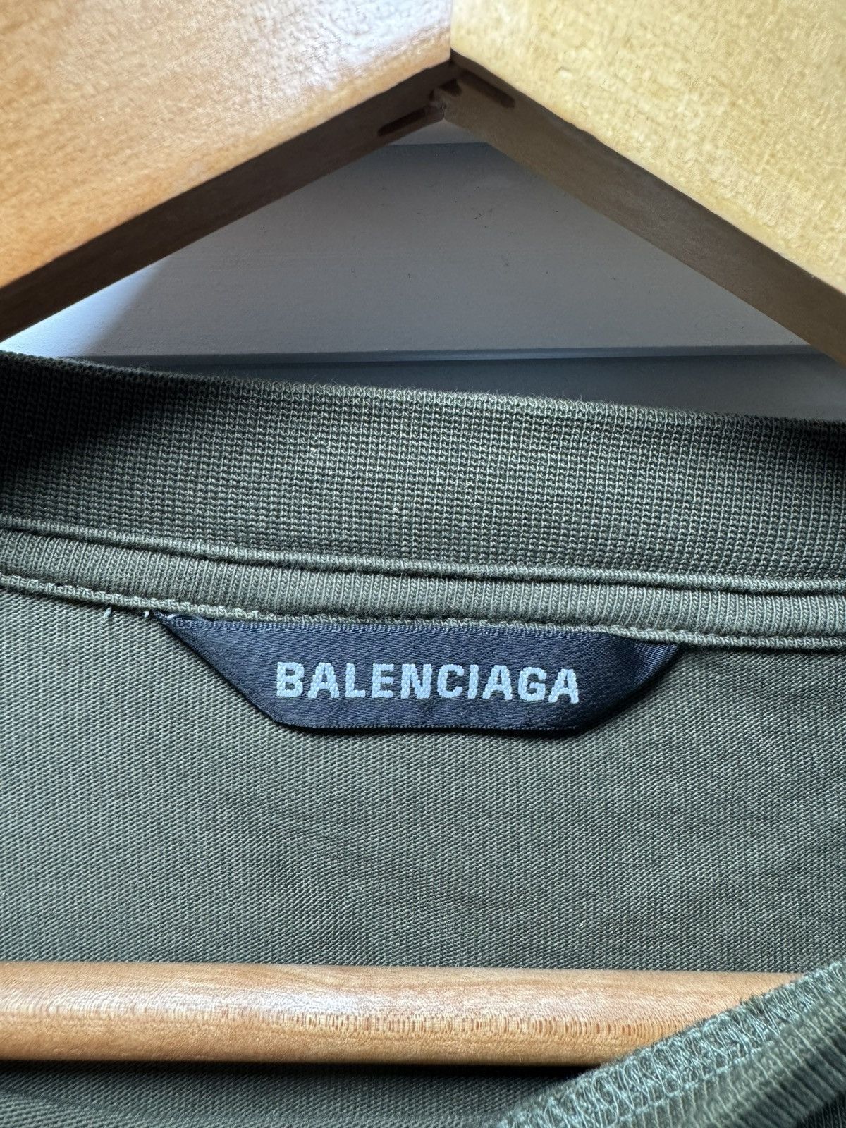 Balenciaga Balenciaga Tromp L’oeil Shirt (Green) Size US XL / EU 56 / 4 - 4 Thumbnail