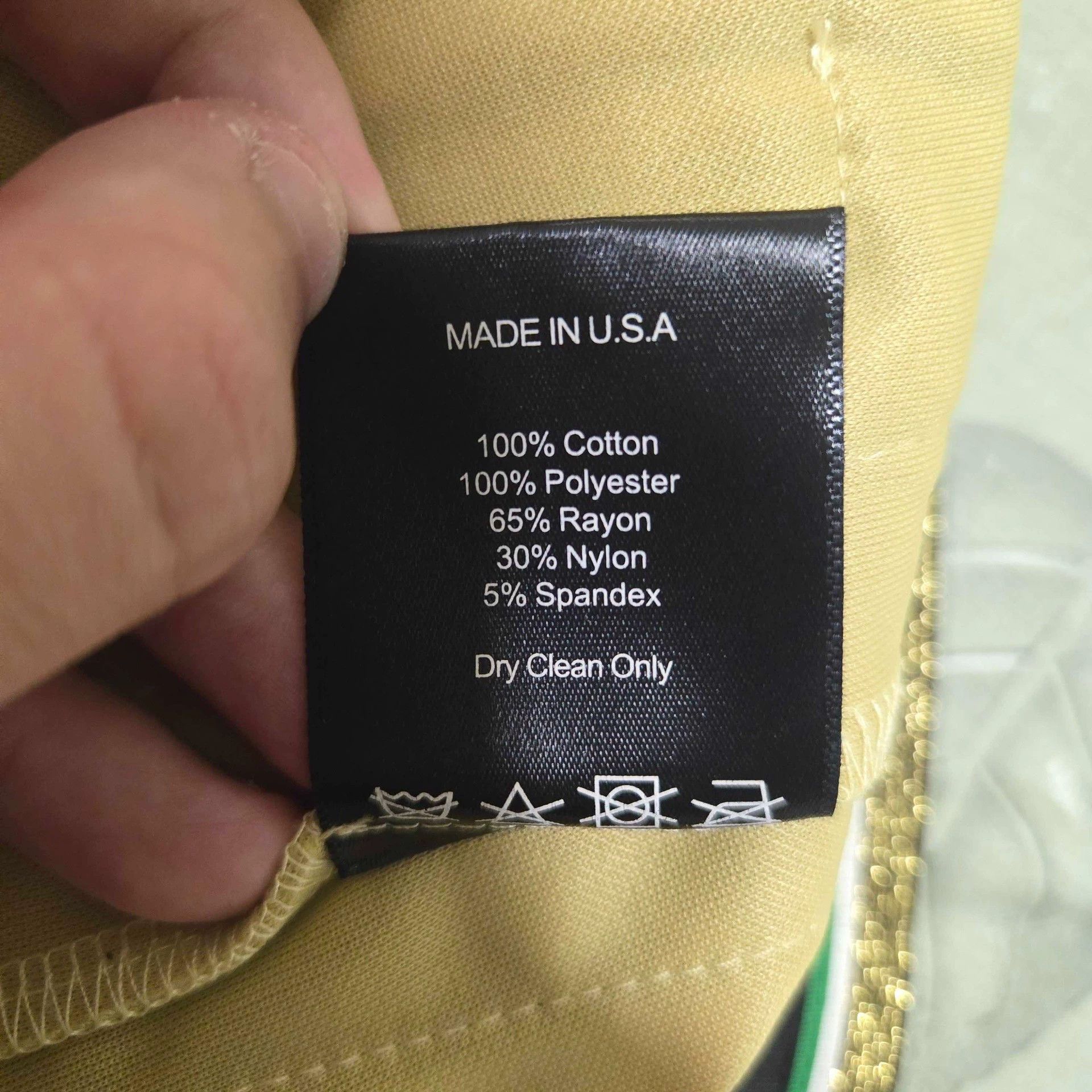 Rhude rhude green striped pants with gold details Size US 34 / EU 50 - 6 Thumbnail
