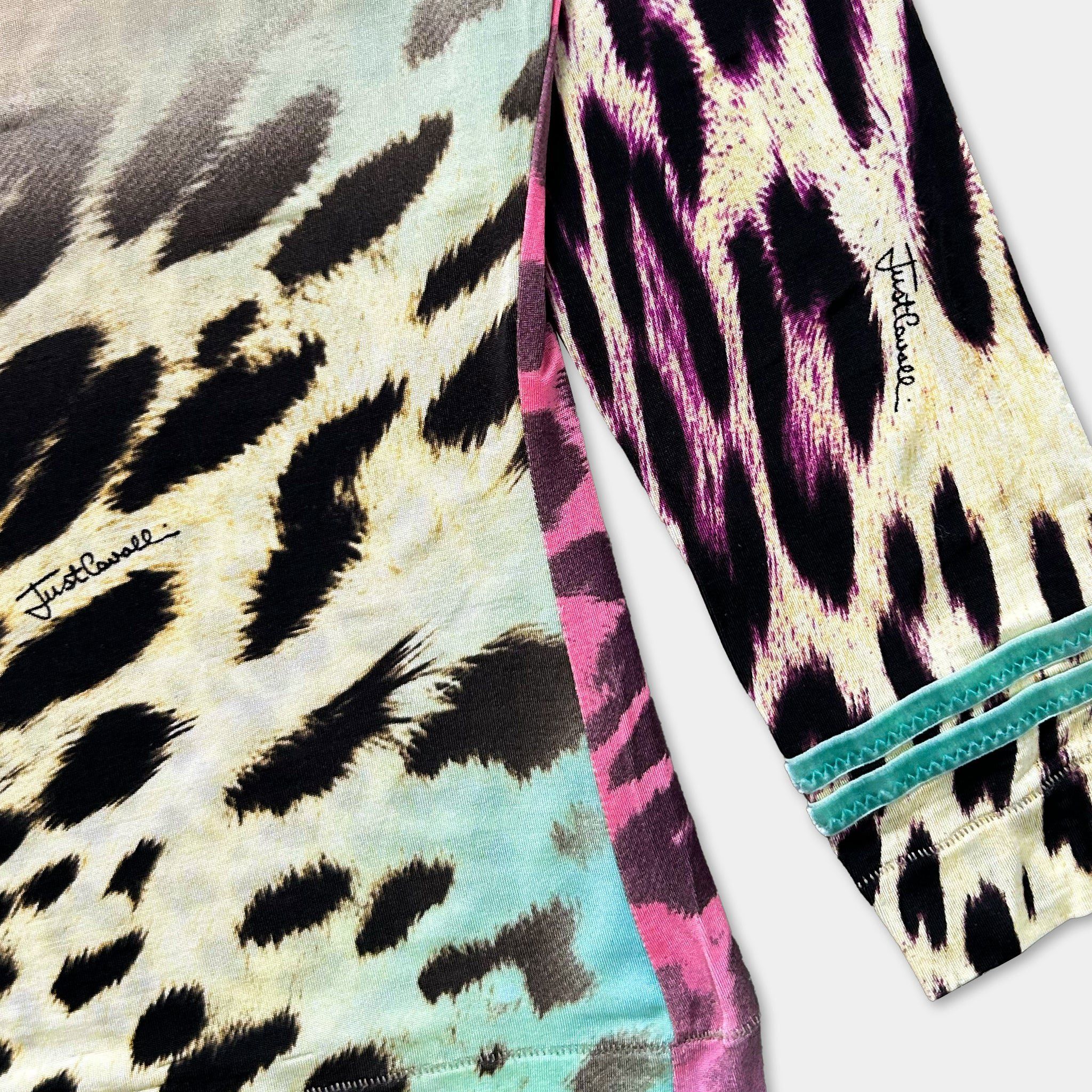 Just Cavalli Just Cavalli Tiger Gradient Rainbow Top Size M / US 6-8 / IT 42-44 - 5 Thumbnail