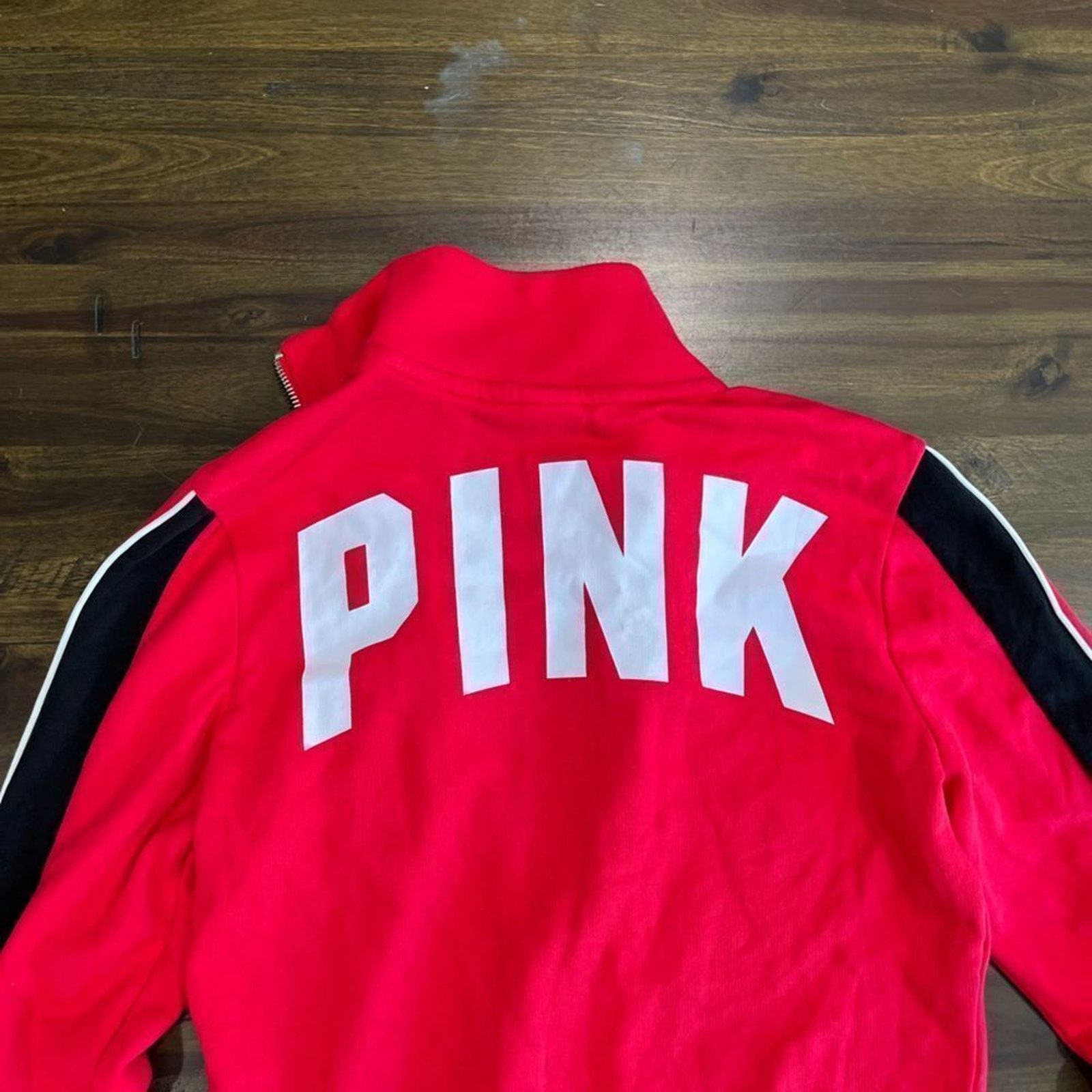 Vintage NWOT PINK Victoria’s Secret Full Zip Track Jacket Size US S / EU 44-46 / 1 - 12 Thumbnail