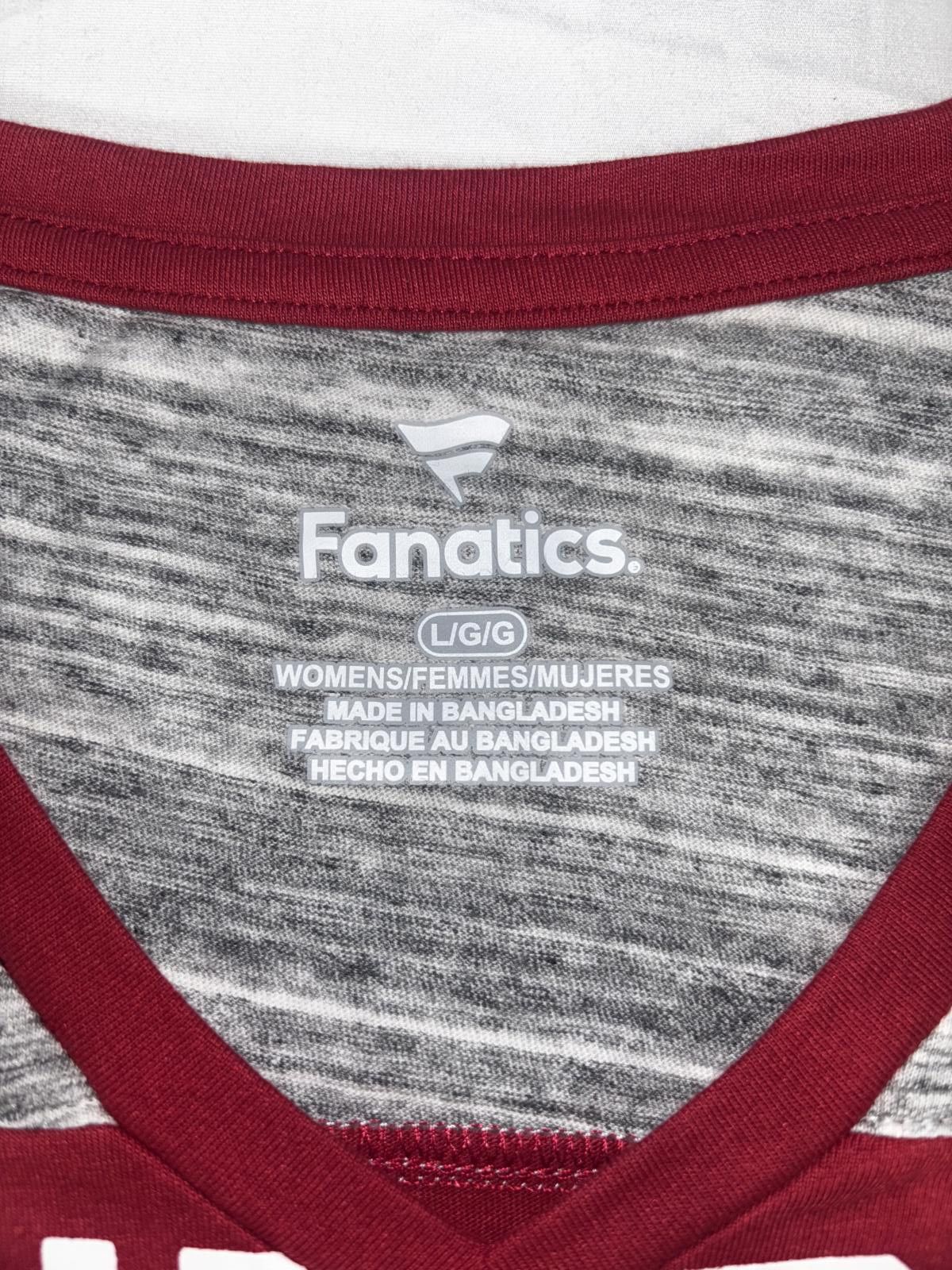 Designer Arizona Cardinals Fanatics Women's V-Neck Tee Shirt Size L / US 10 / IT 46 - 5 Thumbnail