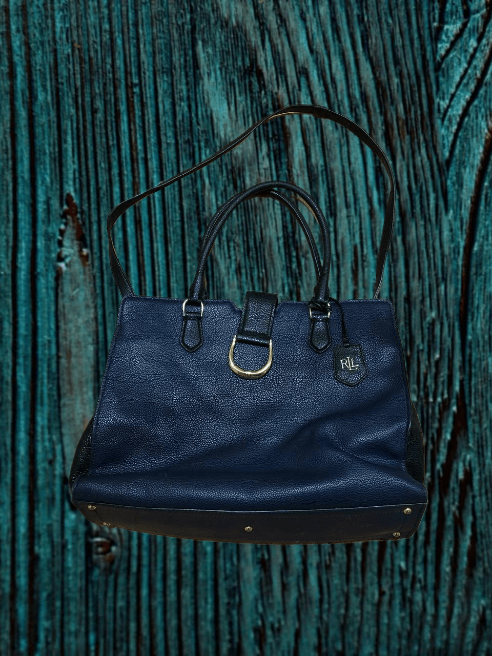 Lauren Ralph Lauren Handle Bag Lauren Ralph Lauren Logo Y2K Vintage Size ONE SIZE - 1 Thumbnail