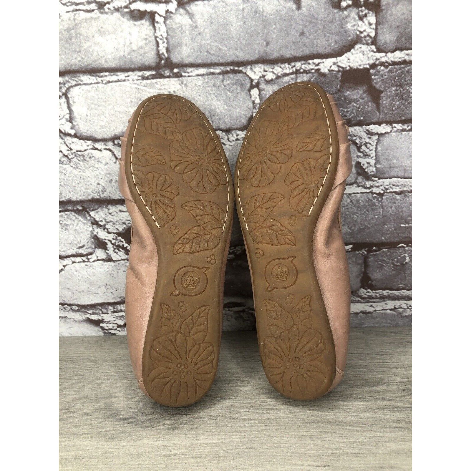 Born Born Footwear Dusty Pink Leather Casual Bow Ballet Flats Wom Size US 6.5 / IT 36.5 - 6 Thumbnail