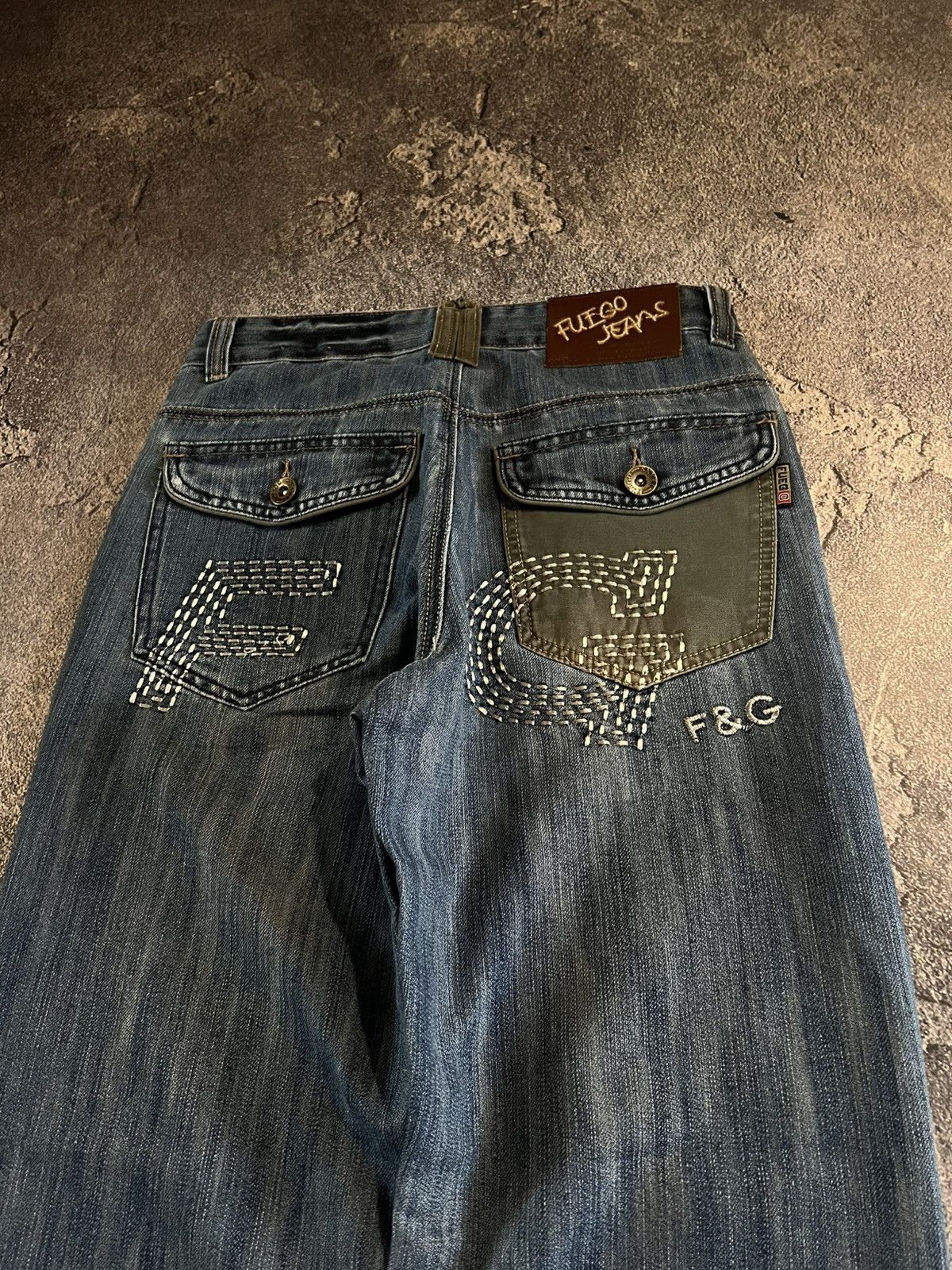 Vintage RARE Vintage Streetwear Jeans / Swag Drip Archive Baggy Size US 34 / EU 50 - 2 Thumbnail