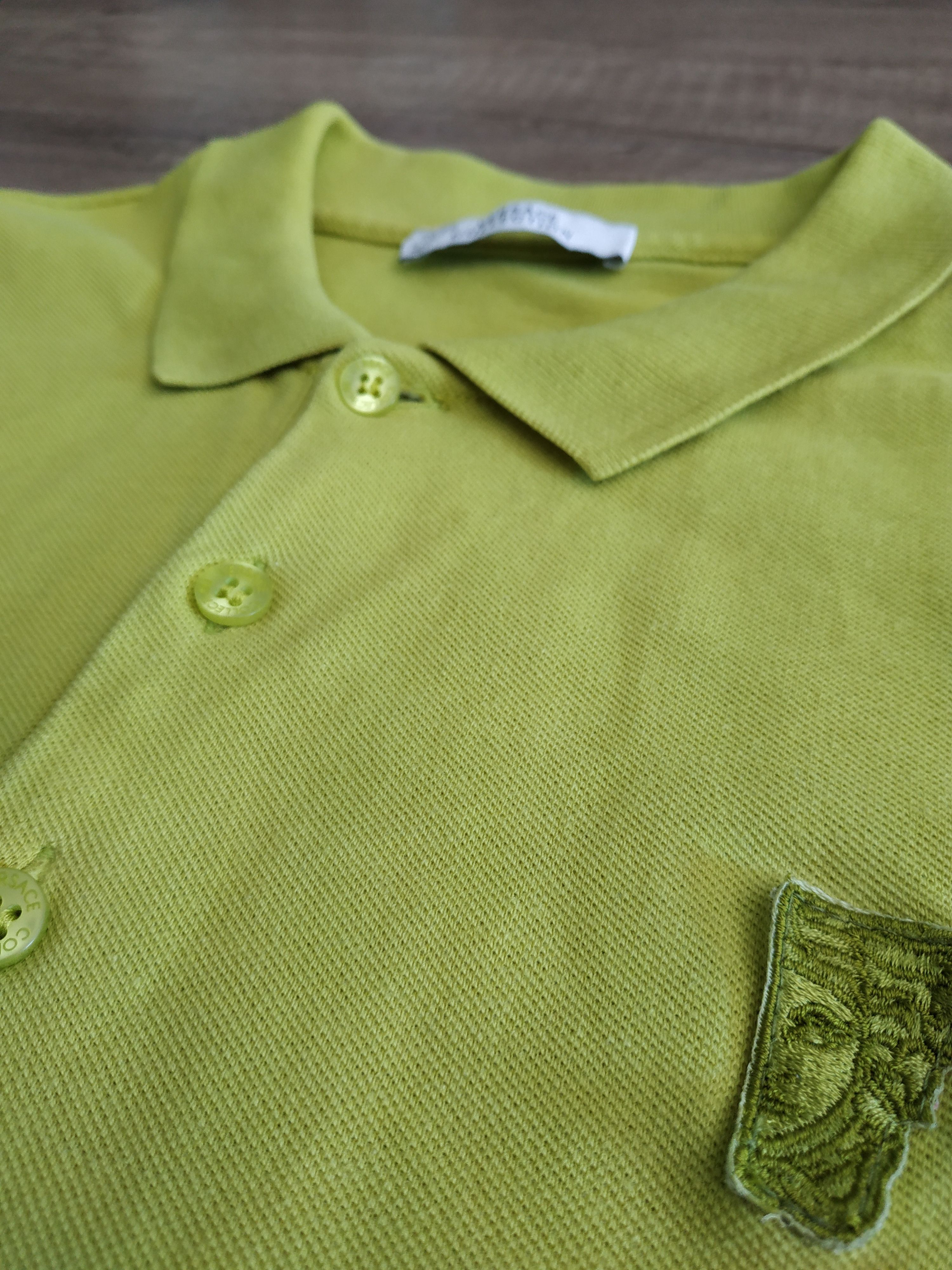 Versace Gianni Versace Men's Lime Polo Shirt, s. LARGE, Dior, Prada Size US L / EU 52-54 / 3 - 7 Thumbnail