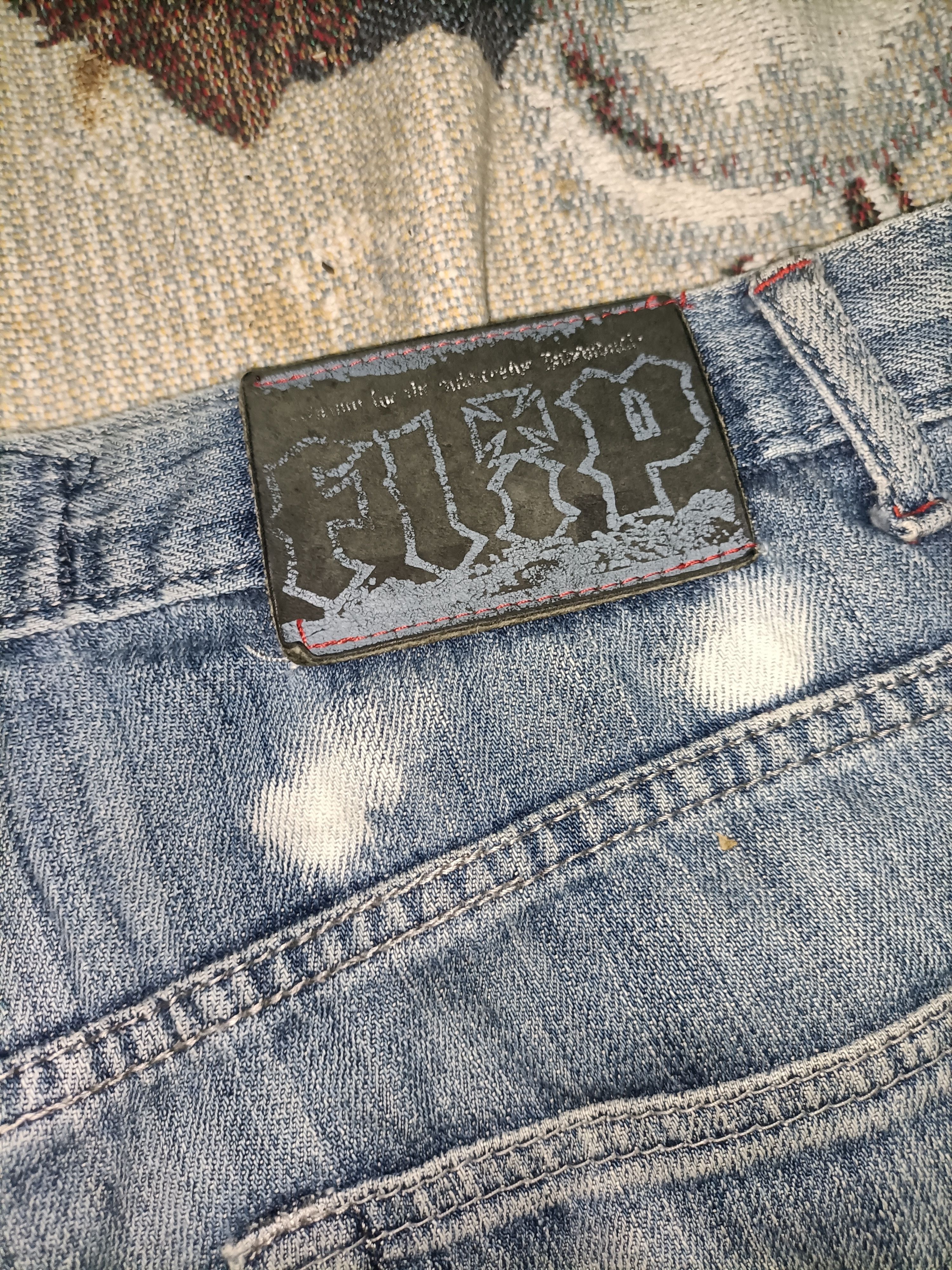 Vintage Y2K🌐 Flip skateboard jorts denim jeans Size US 32 / EU 48 - 7 Thumbnail