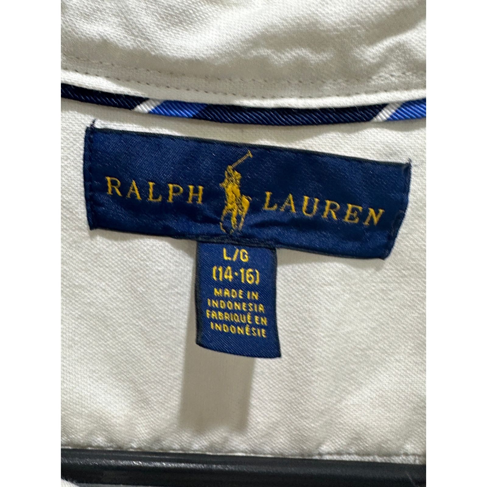 Ralph Lauren Ralph Lauren Button Up Collared Short Sleeve Dress Shirt Size US L / EU 52-54 / 3 - 5 Thumbnail