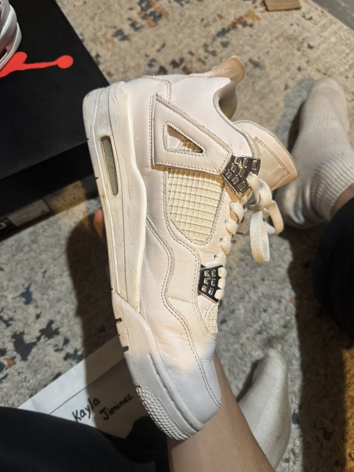 Jordan Brand Air Jordan 4 Retro Pure Money 2017 US 10.5 Size US 10.5 / EU 43-44 - 6 Thumbnail
