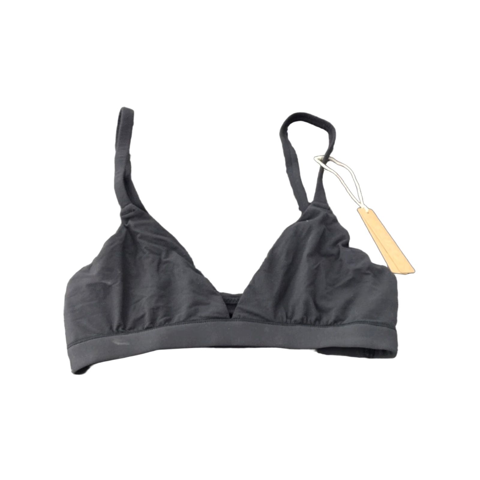 SKIMS SKIMS Bra Women's Fits Everybody Triangle Bralette Onyx XXS BR-TRI-2024 Size ONE SIZE - 1 Thumbnail