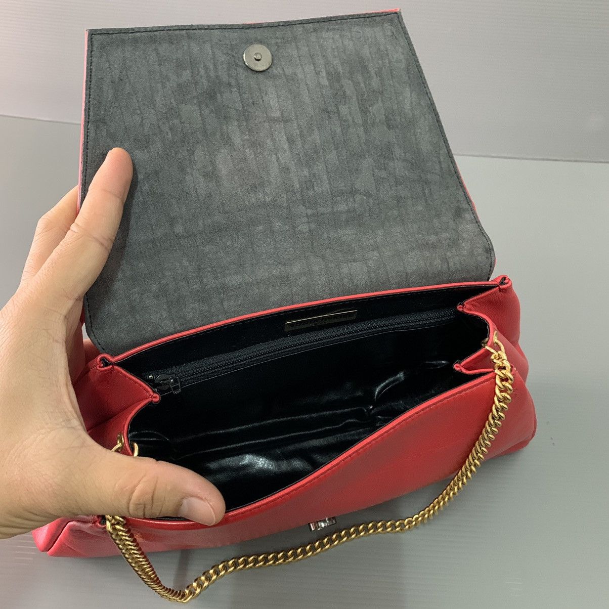 Sonia Rykiel Sonia Rykiel Leather Chain Pochette Size ONE SIZE - 8 Thumbnail