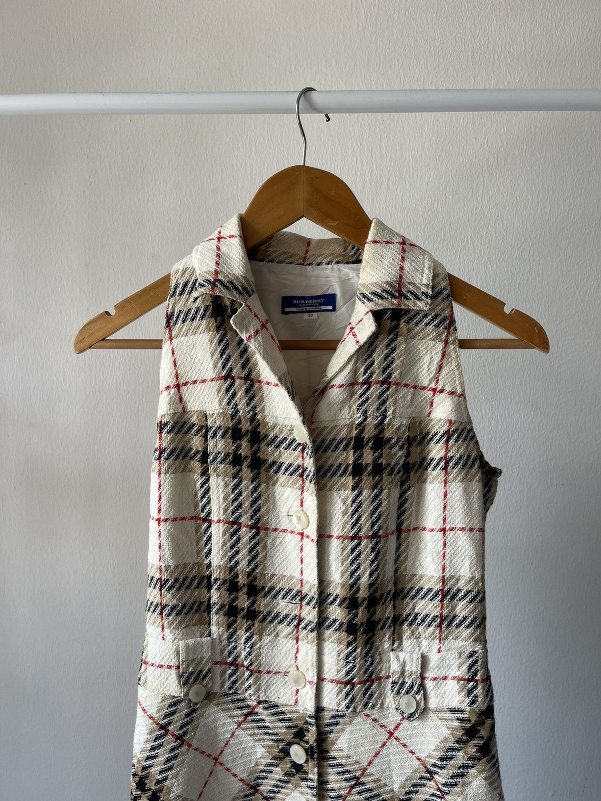 Burberry Burberry Nova Check Sleeveless Dress Size S / US 4 / IT 40 - 4 Thumbnail
