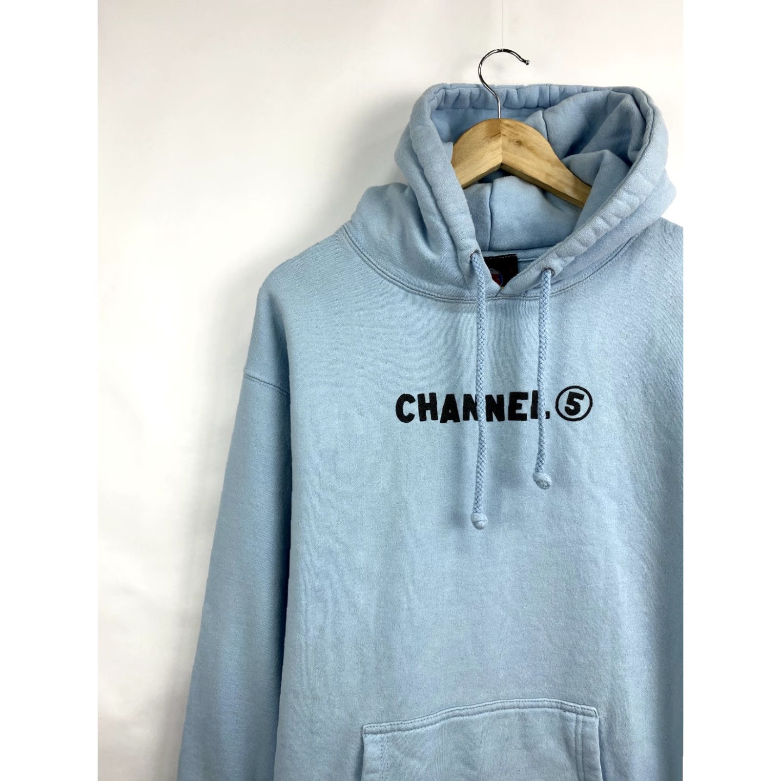 Vintage Nike All Gas No Brakes Channel 5 Independent Hoodie Retro Blue L Mens Regular Pullover Sweatshirt Size US L / EU 52-54 / 3 - 6 Thumbnail