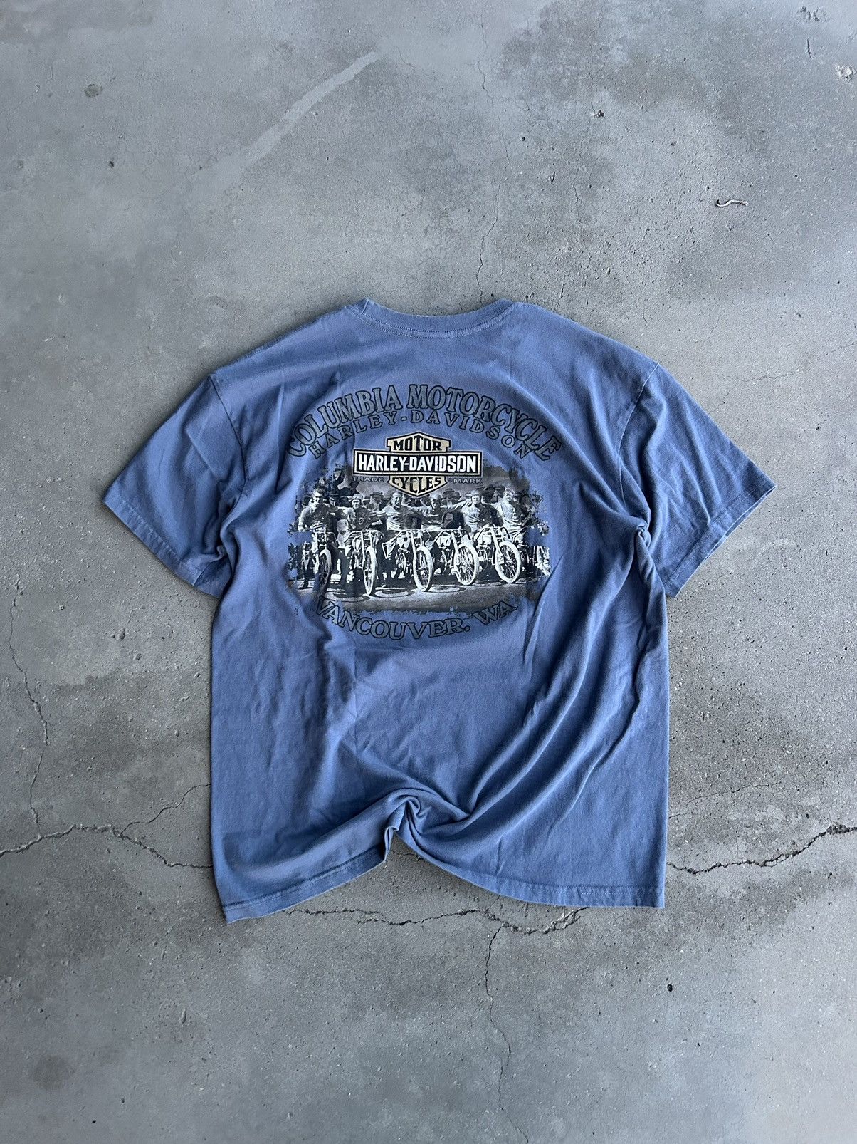 Harley Davidson × Vintage Vintage Harley Davidson T-Shirt Size US XL / EU 56 / 4 - 3 Thumbnail