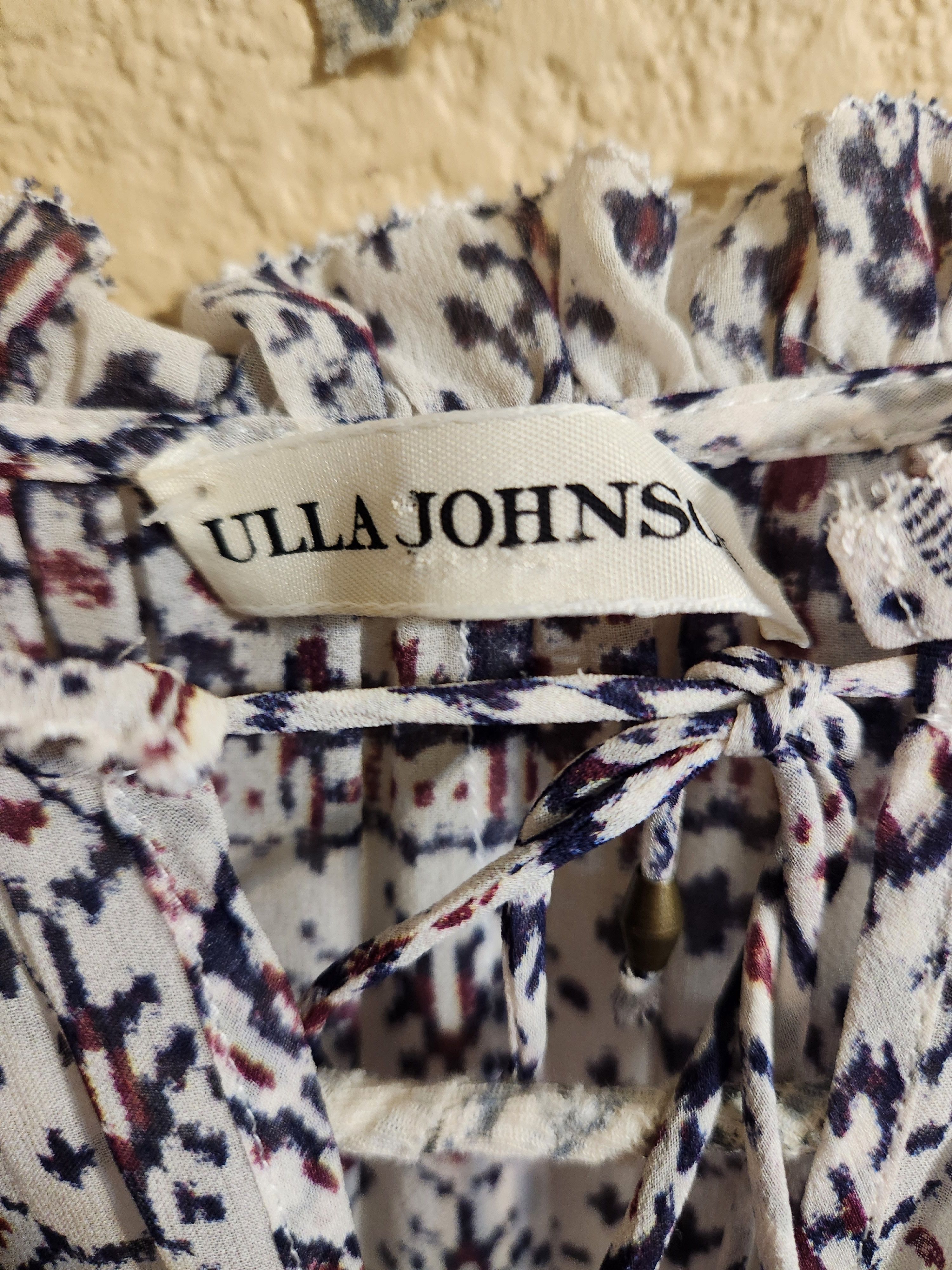 Ulla Johnson ULLA JOHNSON Silk Chiffon Boho Chic FARRAH DRESS 2 XS Size XS / US 0-2 / IT 36-38 - 5 Thumbnail