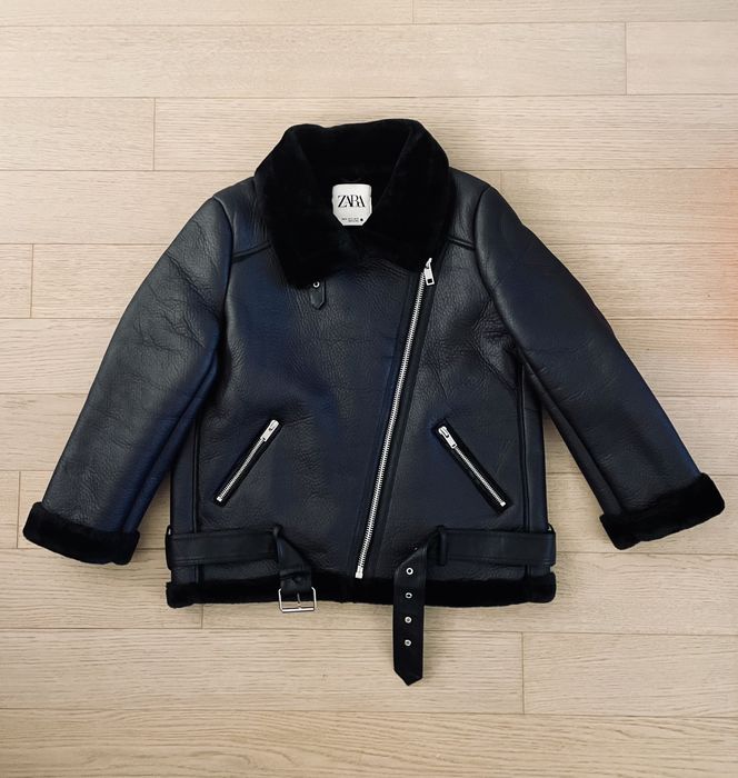 Zara double faced biker jacket sale