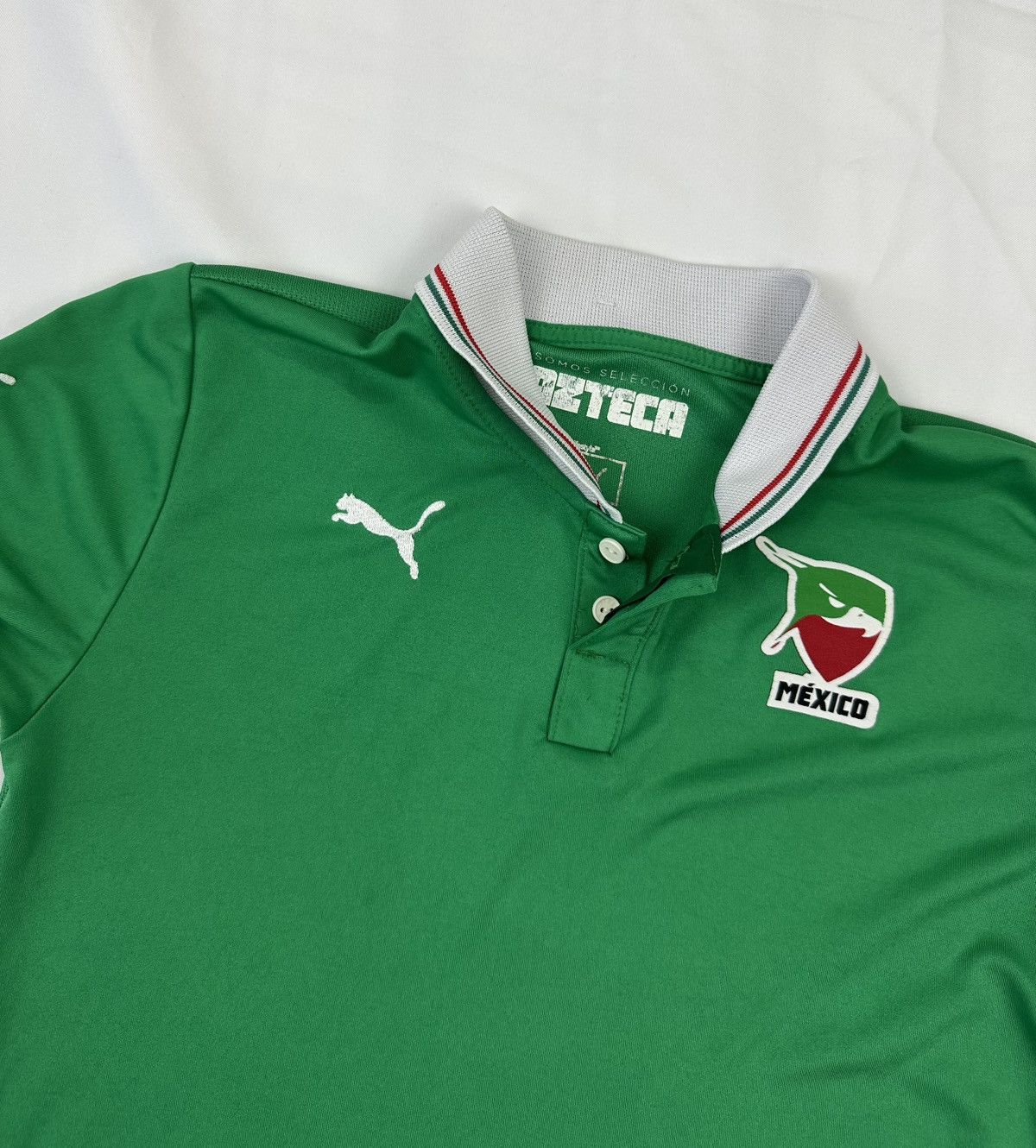 Puma Rare Women’s Puma Mexico Blockcore Jersey 2014 World Cup M Size M / US 6-8 / IT 42-44 - 4 Thumbnail